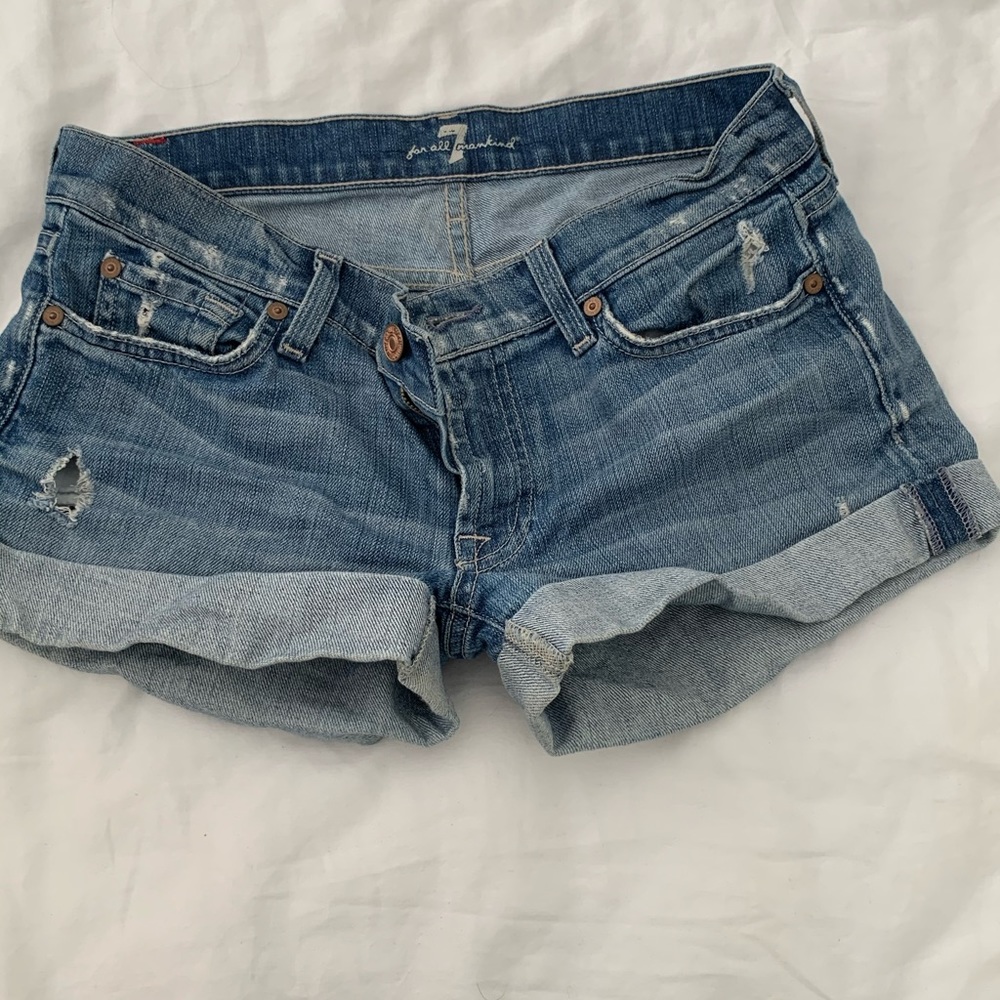 7 denim shorts